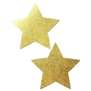 Pastease Gold Liquid Star Nipple Pasties